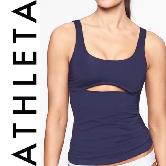 Athleta Other - Athleta Navy Tankini SET Size Medium NWT